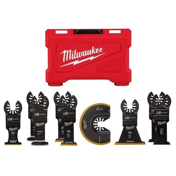 Milwaukee Tool 49-10-9113 9 Pc. Open-Lok Oscillating Multi-Tool Blade Set