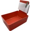 Dental Lab Pan Red 12/Box Quality Color Coded Organization