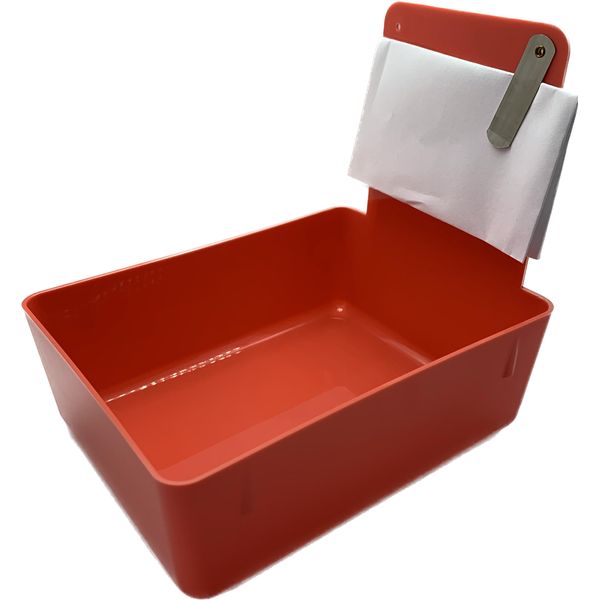 Dental Lab Pan Red 12/Box Quality Color Coded Organization