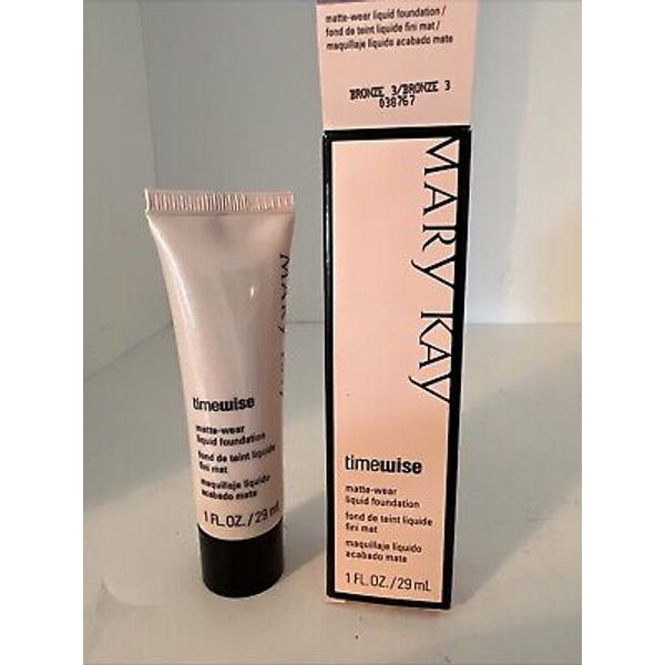 Mary Kay BRONZE 3 Timewise Matte-Wear Liquid Foundation 038767 In Box NEW