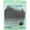 2 Cotton Blue Face Mask Elastic ear straps with adjusters Washable Hand, Machine