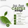 Speak Naturals Tea Tree Castile Soap 32 Fl oz With Soap Pump