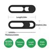 EYSOFT Front Camera Cover Compatible for iPhone 16/16Plus/16Pro/16Pro Max,Webcam Cover Protect Privacy and Security,Not Affect Face ID, 2 Pack-Black