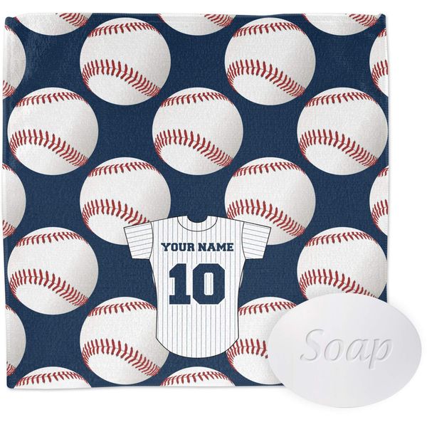 YouCustomizeIt Personalized Baseball Jersey Washcloth