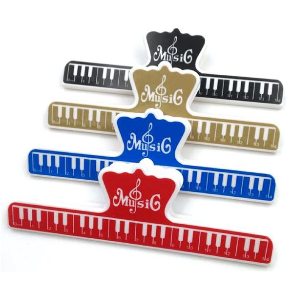 aloala Sheet Music Clip Stopper Keeper, Piano, Music, Book, Page Holding (Large, Set of 4 Colors, 4 Pieces)