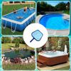 Swimming Pool Cleaning Leaf Skim Mesh Net Leaf Skimmer Pond Rake Debris 2pcs