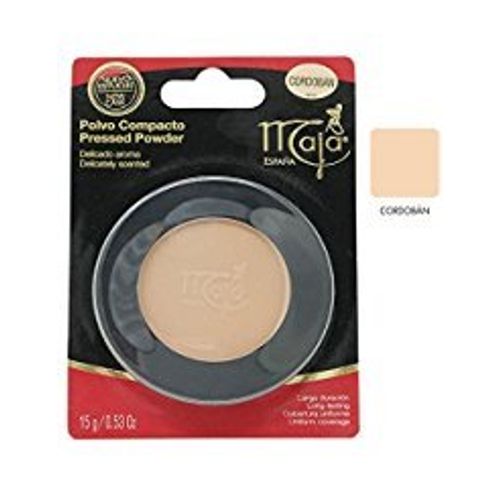 Cordoban Maja Pressed Powder| Delicately Scented Pressed Powder, Mirror and Tassel Compartment for Flawless Skin; 0.53 Ounces