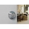 Kwikset 780 Deadbolt Deadbolt Lock, Venetian Bronze Round Exterior Keyed Front Entry Door, Pick Resistant SmartKey Rekey Security, Single Cylinder Dead Bolt