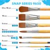 Princeton Snap! Brush Gold TAKLON Angle Shader 34