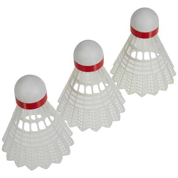 Wilson Championship Badminton Shuttlecocks 77 (Medium Speed), White, One Size, 6 Pack