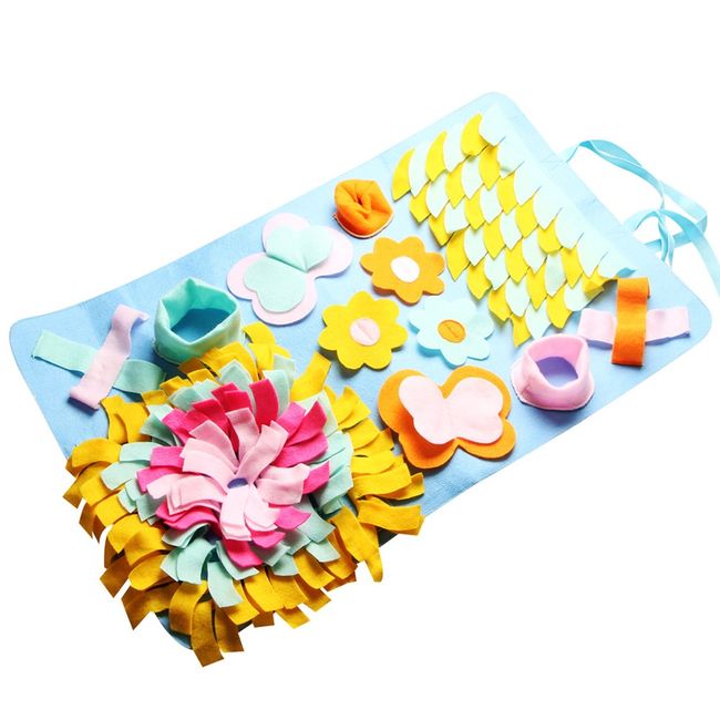 Pet Dog Snuffle Mat Pet Sniffing Training Blanket Detachable