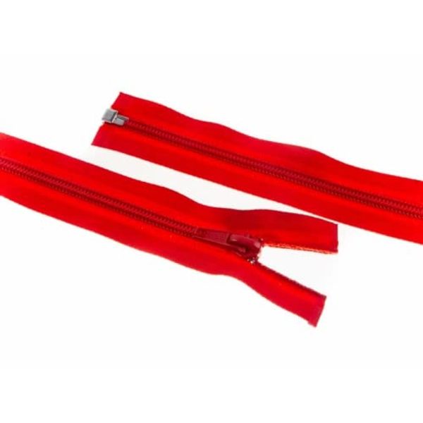 Knitwear Zip Fastener - Red