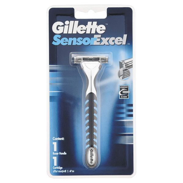 Gillette Sensor Excel. Razor With Handle 1 Piece