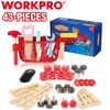 WORKPRO 43PC Wooden Building Toy Tool Set Building Toy Creative Construction Toy