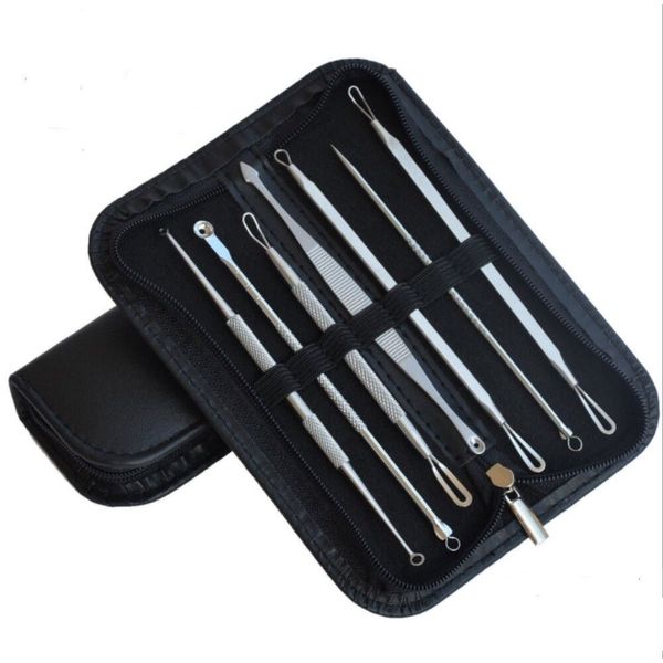 7-Piece Blackhead Remover Kit – Acne Pimple Extractor Tools Stainless Steel Set