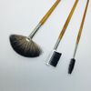3 Pc Makeup Brush Set Detail Fan Tip Eyeshadow Brush Blue Squirrel T5