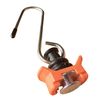 FishYuan 5 Pack Single Stud Fitting L Track Tie Down Anchor with S Hook