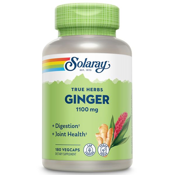 Solaray Ginger Root 550mg | 180 VegCaps