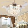 42” LED Crystal Ceiling Fan Chandelier Light kit Remote Control Lamp Dimmable US