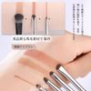 JUJUGO 5pcs Makeup Brushes Eye Makeup Brushes Flat Foundation Brush Professional Travel Compact