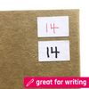 13 x 8 mm, 2000 Pack, Matte White Sticky Labels Stickers