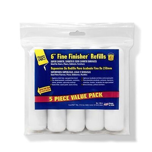 176-5 Foam Paint Roller, Pack of 5