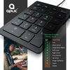 Aplic - Numpad Wired Numeric Keyboard, USB Numpad External, Keypad Mini Keyboard, 22 Keys, USB Type A Wired Keyboard, Numeric Keypad with 10 Multi-Function Keys, Multimedia, PC laptop notebook