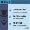 HOT SHOT Ultra Ribbed Delay Condom for Men -10 Count