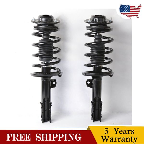 2pcs Front Complete Shock Struts w/ Spring Assembly For Pontiac G6 Chevy Malibu 