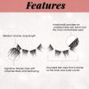 Ardell False Eyelashes Pre-Cut Lashes Wispies, 4 pack