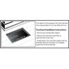6'' x 10'' Brushed Nickel Finish Floor Register Vent Decor Plastic Damper