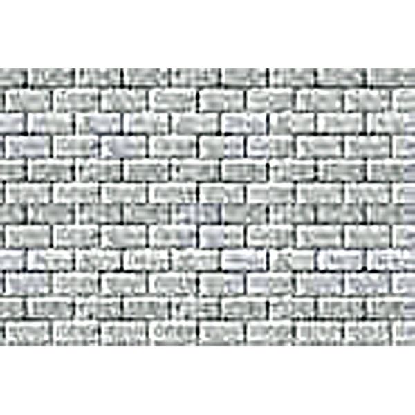 JTT 1:100 Concrete Block Sheet, 7.5"x12" (2 Pack), Plastic, Model Making Supplies