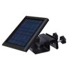 HOLACA Weatherproof Gutter Mount for Ring Solar Panel- Wall Mount Bracket Outdoor Mount Accessories for Ring Solar Panel (Black)