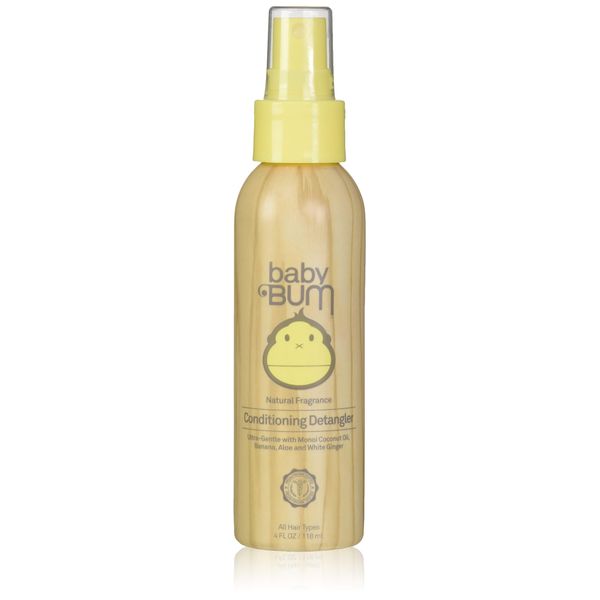 Baby Bum Baby Bum Conditioning Detangler Spray - Leave-in Conditioner â€“ Natural Fragrance - Gentle & Safe With Soothing Coconut Oil - 4 Fl Ounce, 4 Fluid Ounce (Pack Of 6)