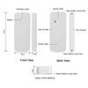 MHCOZY Smart WiFi Door Windows Sensor, Alexabled Security Magnetic Sensor Open Closed Detector