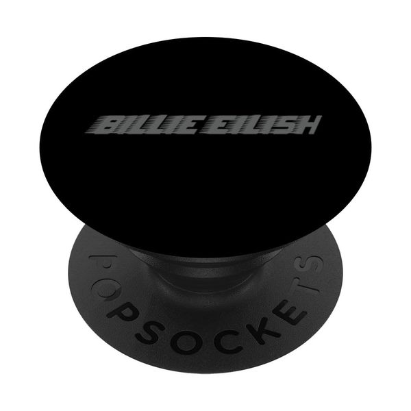 PopSockets Billie Eilish Official Grey Billie Logo PopSockets Swappable PopGrip