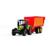 John Deere with Silage Trailer