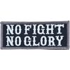 NO FIGHT NO GLORY MILITARY ARMY TACTICAL SWAT HOOK MORALE PATCH