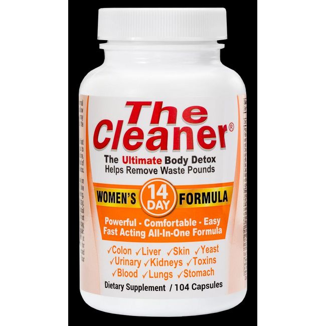 The Cleaner - 14-Day Women's Formula - Ultimate Body Detox (104 Capsules)