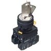 IDEC 22mm 3 Position Maintained Key Switch 2NO IP65 YW1K-3AE20