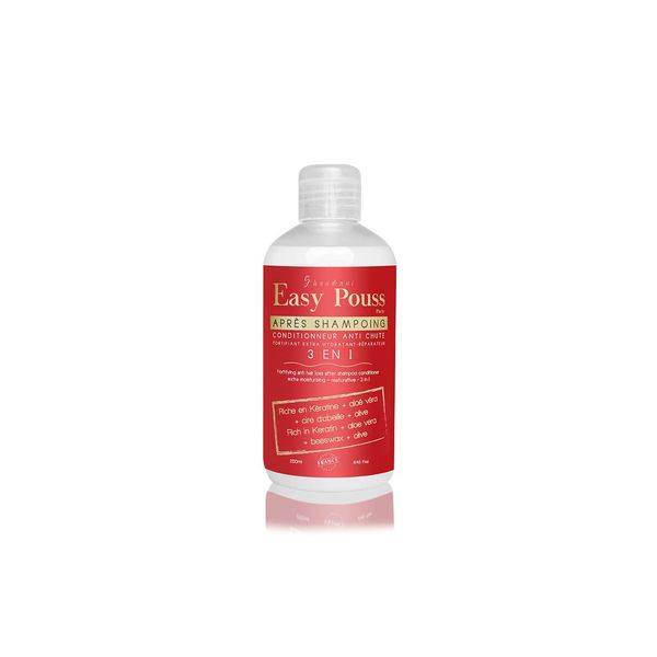 Shandrani Easy Pouss Paris After Shampoo Conditioner 3in1, Deeply Hydrates Hair, contains Natural Keratin, Aloe Vera, Beeswax and Olive Oil 250ml