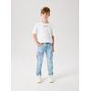 Name it kids Boys Nkmsilas Tap Cargo Jeans 6650-Az Noos, Light blue (light blue denim), 140