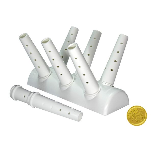 Green Glove Dryer for Hats, Gloves, Shoes & More (Eco Dryer White W/2 Extension Nozzles)