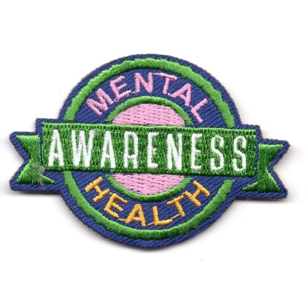 MENTAL HEALTH AWARENESS Iron On Patch Medical