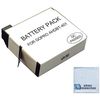 eCostConnection Replacement Battery for Hero 4 Action Camera with Microfiber Cleaning Cloth