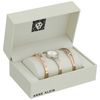 Anne Klein Women's Premium Crystal Accented Bangle Watch Set, AK/2245