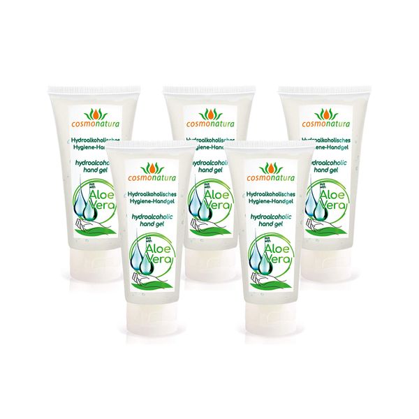 5 x 100 ml Hygiene Hand Gel with Aloe Vera