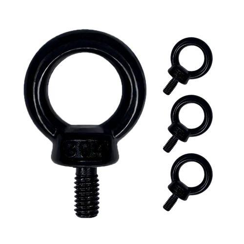 Galdexi 4pcs M6 Eye Bolts, 304 Stainless Steel Lifting Ring Threaded Eyebolt, Machinery Shoulder Lifting Eye Bolt for Wood