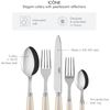 5-Piece Flatware Set - Icône Collection - Knives, Forks, Soup Spoons,...