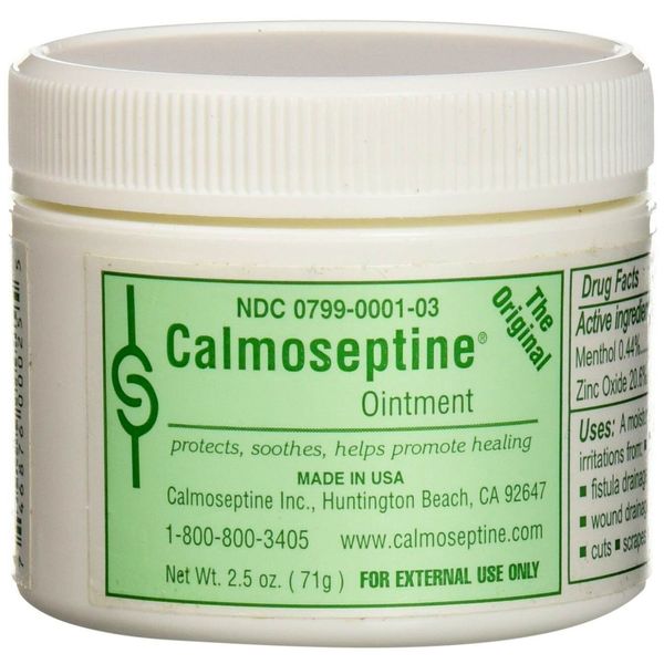 Calmoseptine Ointment JAR 2.5oz  PHARMACY FRESH! /